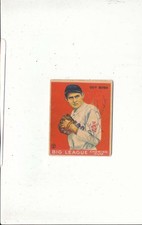 1933 Goudey #67 Guy bush Chicago Cubs Signed Card jsa letter picture