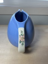 Hall’s Kitchenware Blue Pitcher - Rose Parade 1258 / Made in USA picture