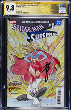 1 of 1 Spider-Man/Superman #1 Momoko Variant SS CGC 9.8 Signed/Label by Momoko picture