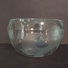 Holmegaard Michael Bang Rough Wave Pattern Bowl Glastronomi Line 1975 picture
