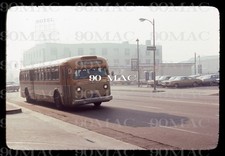 SCRTD. GM COACH BUS #6600. Los Angeles (CA). Original Slide 1979. SMOG picture