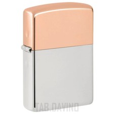 ZIPPO BIMETAL CASE SILVER 48695 LIMITED EDITION ZIPPO ORIGINAL USA picture