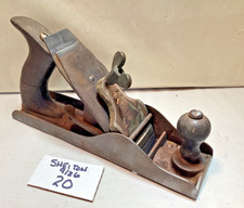 Vintage Stanley #104 liberty bell bench plane steel smooth bottom original picture