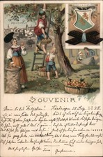 Suchard Cacao Advertising 1898 Germany Antique Original Vintage Postcard picture