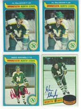  1979-80 Topps #104 Al MacAdam Signed Hockey Card Minnesota North Stars picture