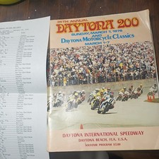 Vintage 1976 Daytona 200 Motorcycle Race Program picture
