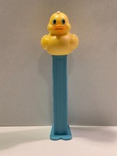 Pez Apple TV Silo Series Yellow Duck Relic 2009 Easter Ducky Candy Dispenser picture
