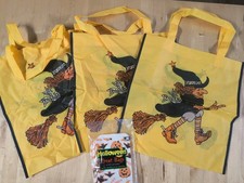 3 Vtg. 80's Halloween Bags PLUS 1 NOS Treat Bags (40 Count) Trick or Treat picture