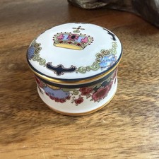 The Fairmont Empress English Fine Bone China Trinket Box -  Made in England picture
