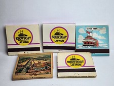 Set 5 x Vintage SHOWBOAT Hotel & Casino Matchbook Cover - Las Vegas Nevada Lot picture