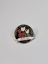 Ohio Women's Inter-City Tourn. Lapel Pin 65th 1929-94 Bowling Tournament picture