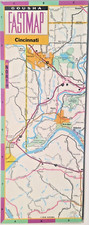 Cincinnati, Ohio - Gousha Laminated Fastmap picture