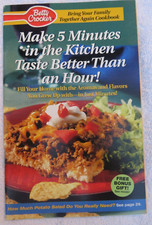 Vintage  2001 Betty Crocker Cookbook Advertising -Make 5 Minutes in the Kitchen picture