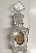 Vintage kerkoff Kiss Perfume Bottle With Stopper And Label. 1930s Eifel Tower picture