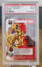2015 Panini Dragon Ball Z Promo #P16 Golden Frieza SDCC PSA MINT 9 picture