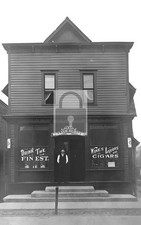 William Hubner Saloon & Cigars Bay City Michigan MI - Reprint picture