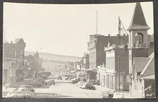 LEADVILLE CO-REAL PHOTO POSTCARD RPPC-HARRISON AVE. LOOKING SOUTH-SANBORN PHOTO picture