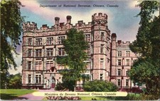 Departemtn National Revenue Ottawa Canada Ministere Revenu Postcare National Vtg picture