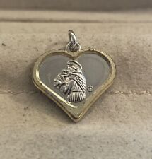 VINTAGE ST ANTHONY HEART PENDANT - MEDAL picture