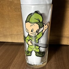 1973 Elmer Fudd Glass Pepsi Collector Series Warner Brothers Rare White Text picture