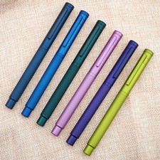 HongDian Forest Series Metal Fountain Pen EF/F/M/Bent Nib with Converter Ink Pen picture