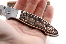 We The People Bronze Folding Knife | Patriotic Pocket Knife | Custom Bronze picture