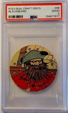 1930 R123 Seal Craft Discs BLACKBEARD PSA 2 #86 (LOW POP) (Rarer Than 1933 Gum) picture