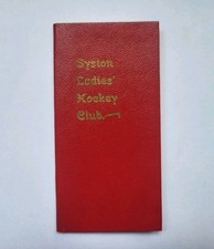 Rare vtg 1924/25 SYSTON LADIES' HOCKEY CLUB FIXTURE CARD Leicester sport history picture