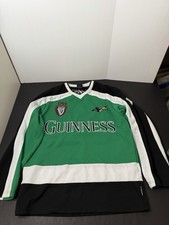 Arthur Guinness 1759 Men Irish Sewn Dublin Beers Green Hockey Jersey Large picture