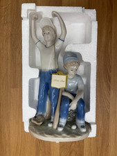 NEW Vintage 1989 Meico Paul Sebastian Home Run Porcelain Figurine Baseball Boys picture