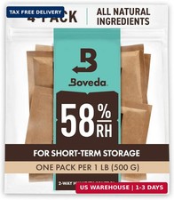 Boveda 58% Two-Way Humidity Control Packs For Storing 1 lb - Size 67 - 4 Pack - picture