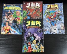 JLA DC Comics Lot x4 (Justice For All, Rock of Ages, American Dreams, Cr Equal) picture