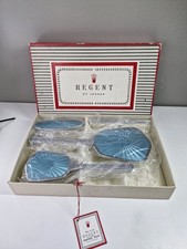 Vintage Regent of London Vanity Set Boxed unused Blue silver picture