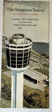 Vintage 1960's The Seagram Tower Travel Brochure Niagara Falls Canada  picture