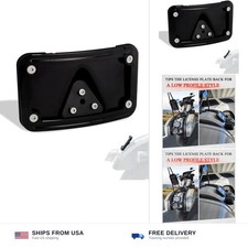 Curved Laydown License Plate Frame Mount for Harley, VTX1300R/S/T picture