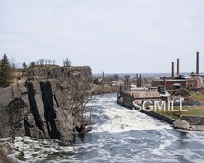 Antique Photo Paterson Great Falls NJ Passaic River Industrial Mills 1900s picture