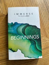 Immerse: Beginnings (Immerse: The Reading Bible) Tyndale Paperback picture