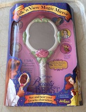 Disney Beauty and the Beast Talk 'N View Magic Mirror Vtg 90s Sealed JusToys picture