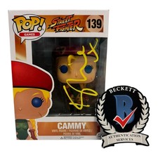 KYLIE MINOGUE SIGNED AUTOGRAPH FUNKO POP 139 STREET FIGHTER BECKETT BAS COA picture