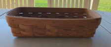Vintage 1988 Longaberger Bread Basket 14.5” picture