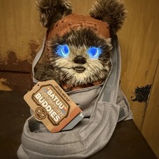 Star Wars Galaxy's Edge EWOK Batuu Adventure Buddy Interactive w/ Bag In Hand picture