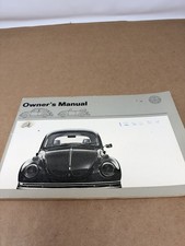 1971 Volkswagen Beetle Owner's Manual picture