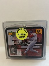 Vintage 1999 Upper Deck Tribute To Mark McGwire SEALED Lunch Box with 30 Cards picture