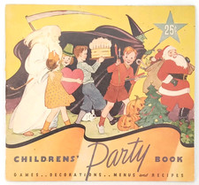 Antique 1935 Staley Ritt Miller Christmas Children's Party Book picture