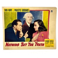Nothing But The Truth Collectible Movie Lobby Card Bob Hope Paulette Goddard (a) picture