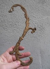 1 Arm Part Vintage Lamp Spelter Brass Plated Spider From Pineapple Chandelier ol picture