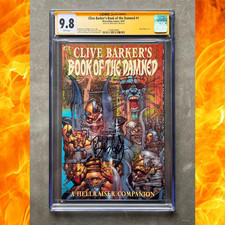 🔥 Clive Barker's Book of the Damned #1 CGC SS 9.8 SS Signed by Simon Bisley 🔥 picture