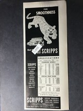 Rare 1952 Ad. Scripps Marine Engines. Scripps Motor Company. Detroit, Michigan picture