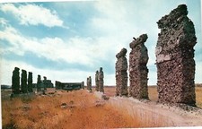 Ruins Of The Married Sergeants Quarters National Historic Site Vintage Postcard picture