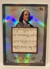 2023 Pieces Of The Past Relic Benjamin Franklin 34/50 picture